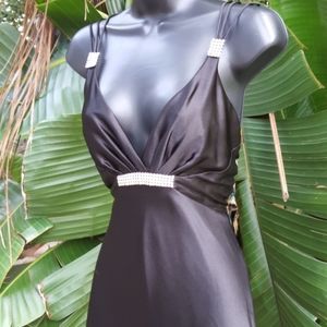 Vintage gunne sax formal slip-dress maxi